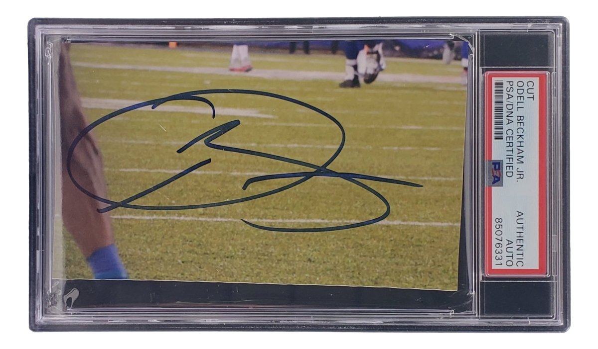 Odell Beckham Jr Signed Baltimore Ravens Jersey - PSA/DNA Certified Cut Signature #85076331 - Perfect for NFL Memorabilia Collections & Sports Fan Gifts