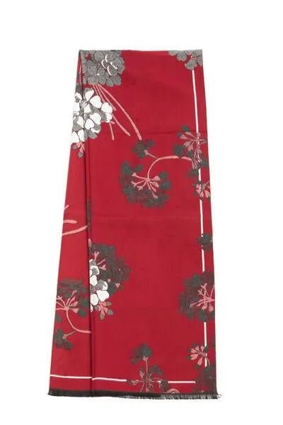 Stylish Floral Reversible Scarf for Women - Lightweight Fashion Accessory for Spring Outfits, Office Wear & Travel Essentials