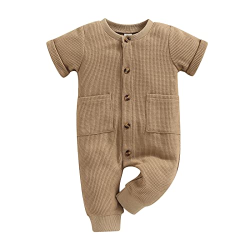 A1 Waffle Knit Coffee