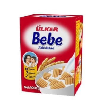Ulker Baby Biscuits - Cici Bebe Biskuvisi 1000g | Healthy Snack for Toddlers & Infants | Perfect for On-the-Go, Daycare & Travel Snacking