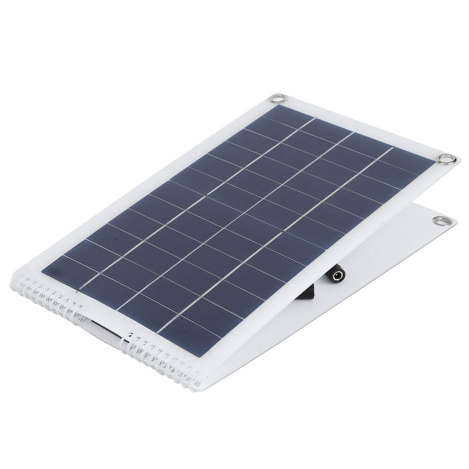 Portable Solar Charger with USB & Magnetic Chip - Lightweight Polycrystalline Solar Panel for Boats, Airplanes, Car Batteries & Laptops | Perfect for Outdoor Adventures, Camping & Emergency Power Backup