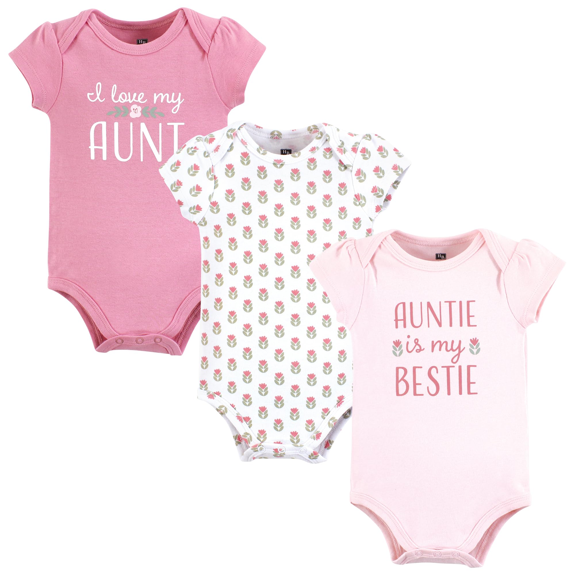Hudson Baby Unisex Cotton Bodysuits for Newborns & Infants