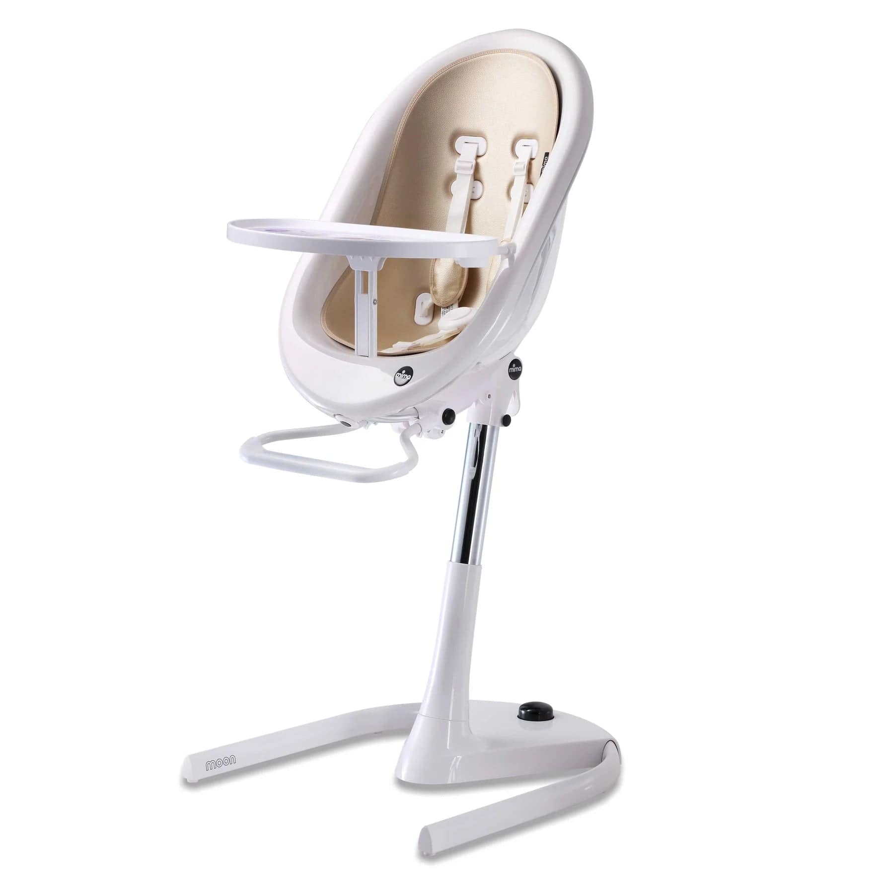 Mima Moon 2G High Chair for Babies & Toddlers - Modern Adjustable Baby Feeding Chair with Safety Harness - Perfect for Dining, Weaning & Playtime at Home