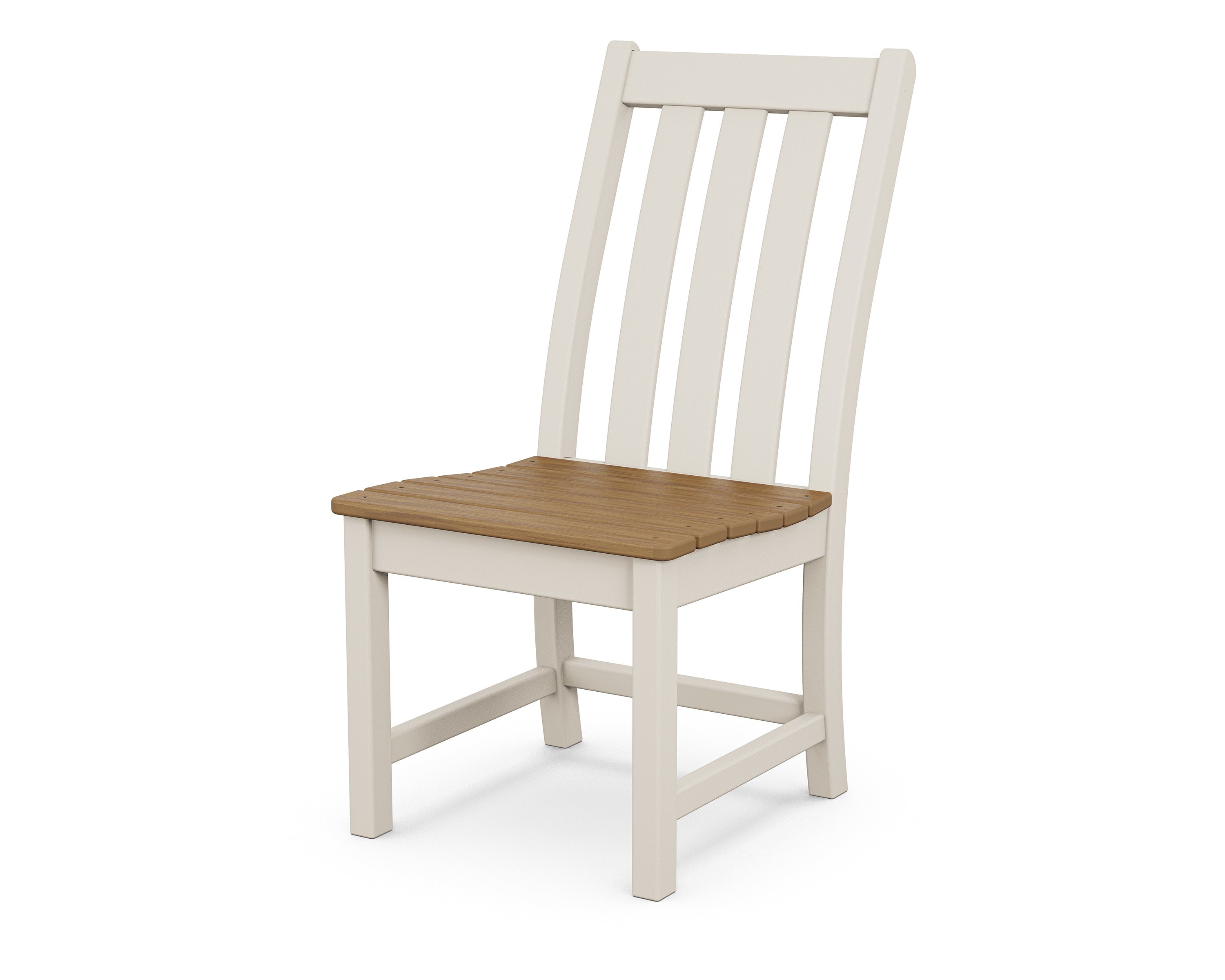 POLYWOOD Vineyard Dining Side Chair - Weather-Resistant Outdoor Furniture for Patio, Garden & Poolside Use