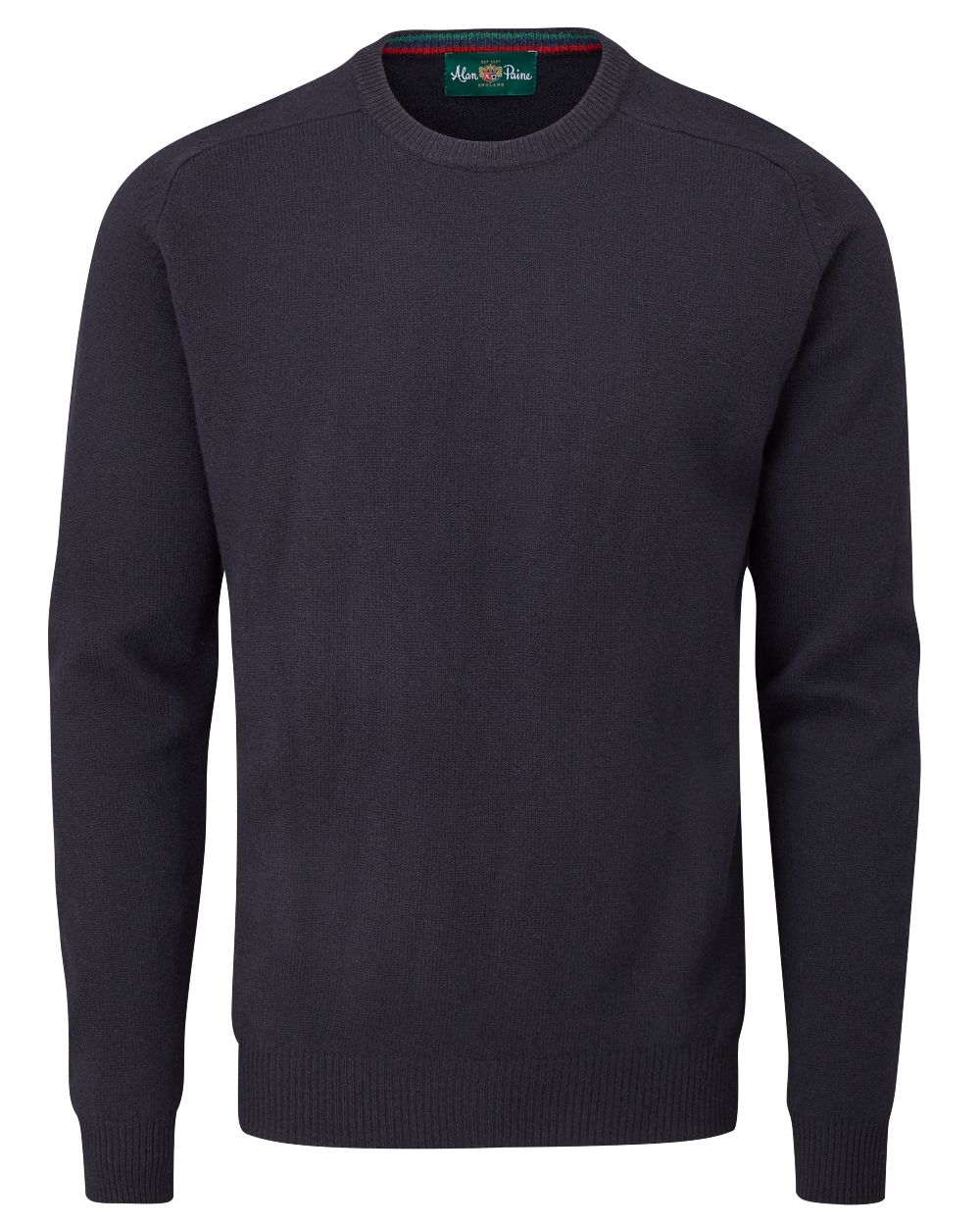 Alan Paine Streetly Crew Neck Jumper for Men - Soft Cotton Knit Sweater | Casual Winter Wear & Office Outfit