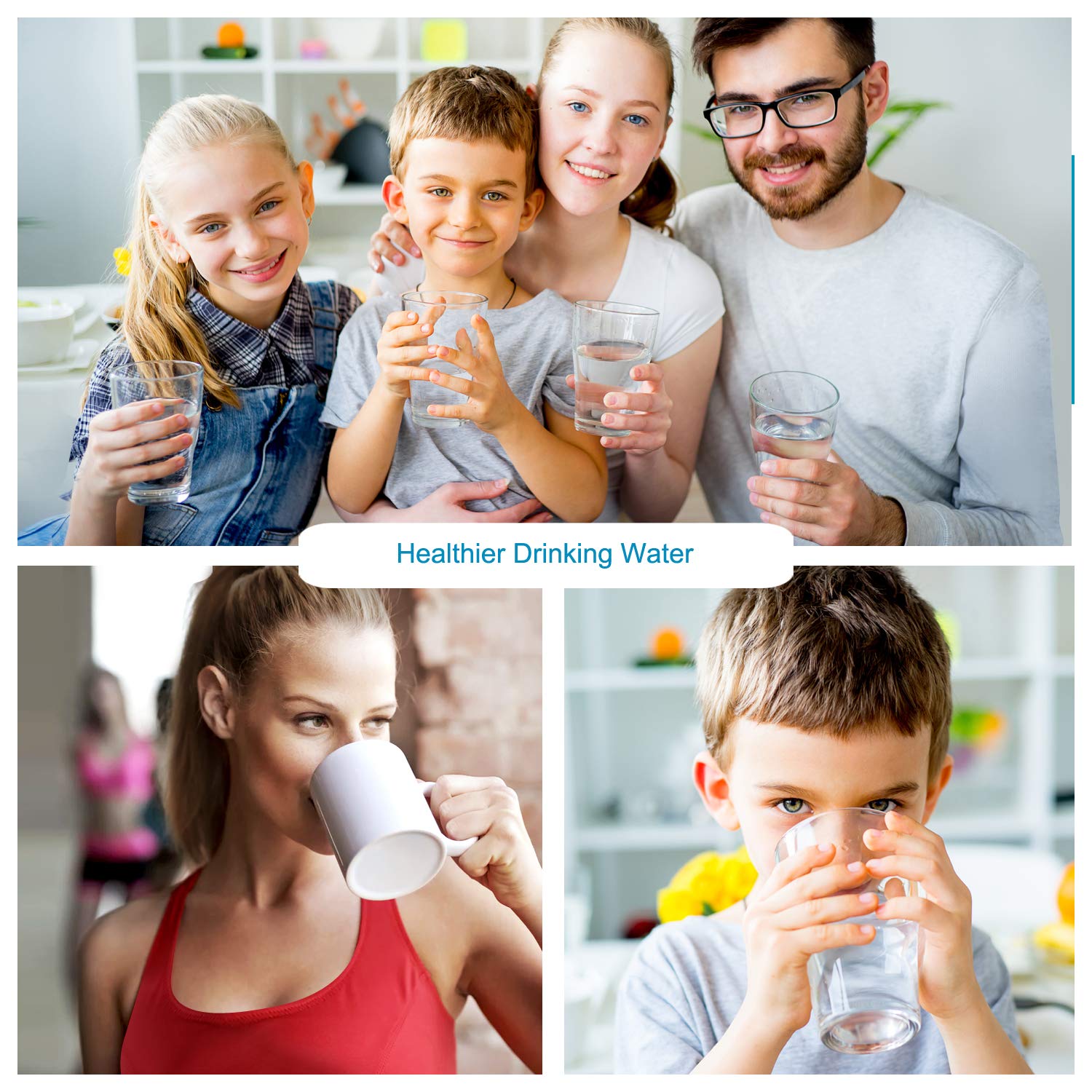 APEX MR-1010 White Countertop Water Filter System - Premium Drinking Water Purifier for Home & Office | Removes Contaminants, Improves Taste | Perfect for Kitchen, RV, Camping & Emergency Preparedness