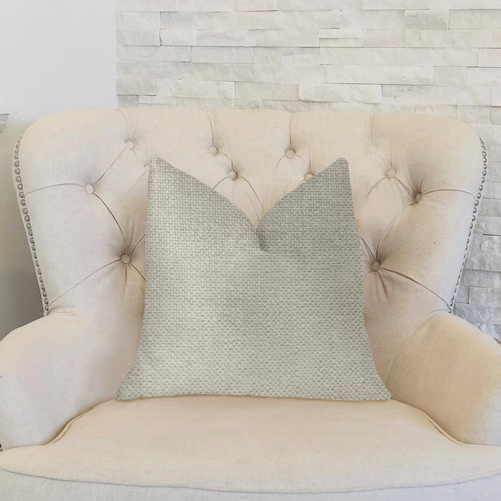 Plutus Sanctuary Luxury Throw Pillow 16x16 Inches - Soft Decorative Cushion for Sofa, Bed & Home Decor - Premium Accent Pillow for Living Room, Bedroom & Office