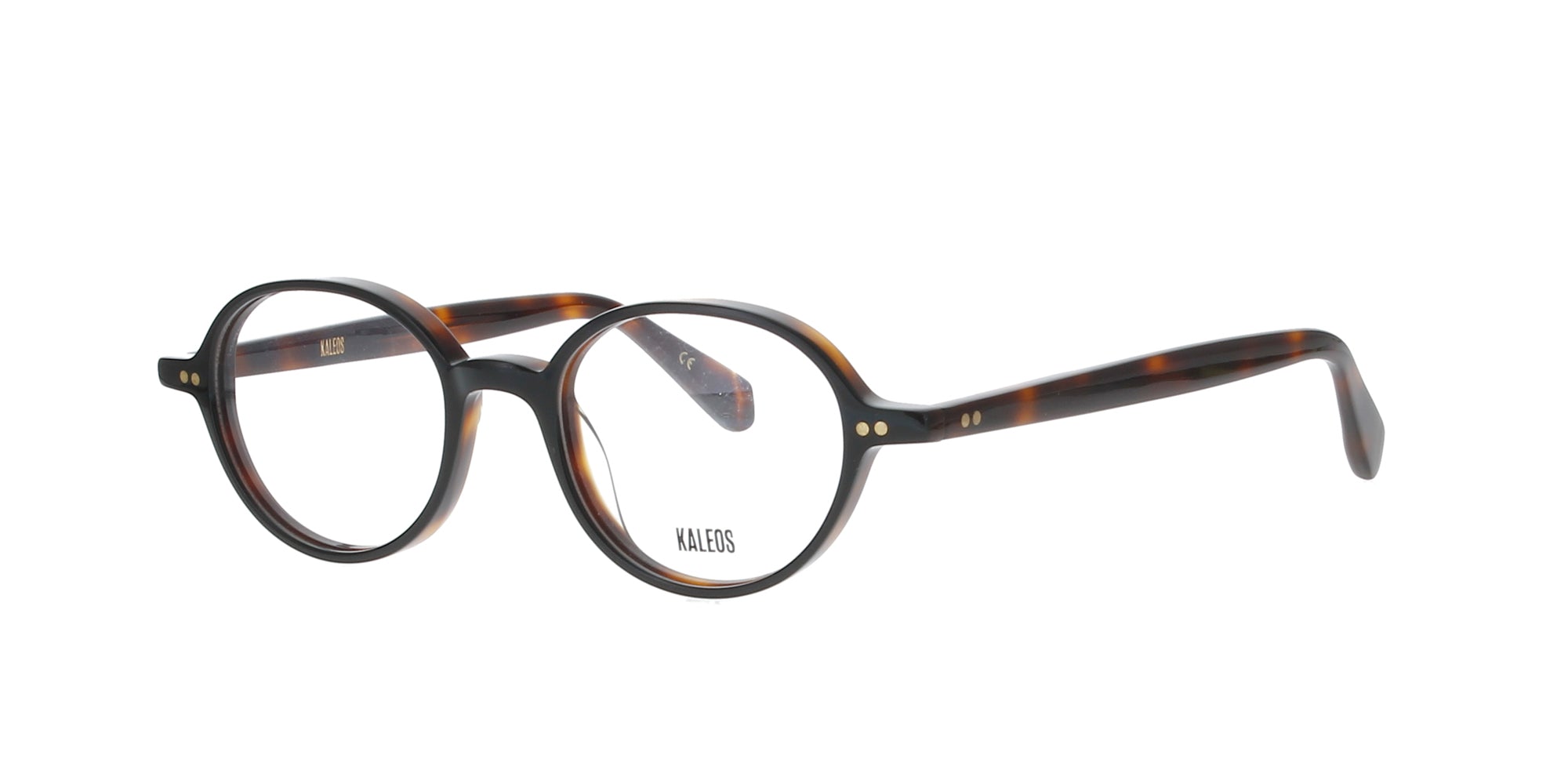 Black & Dark Brown Tortoise Shell Kaleos Eyeglass Frames - Stylish & Durable for Reading, Driving & Fashion Accessories