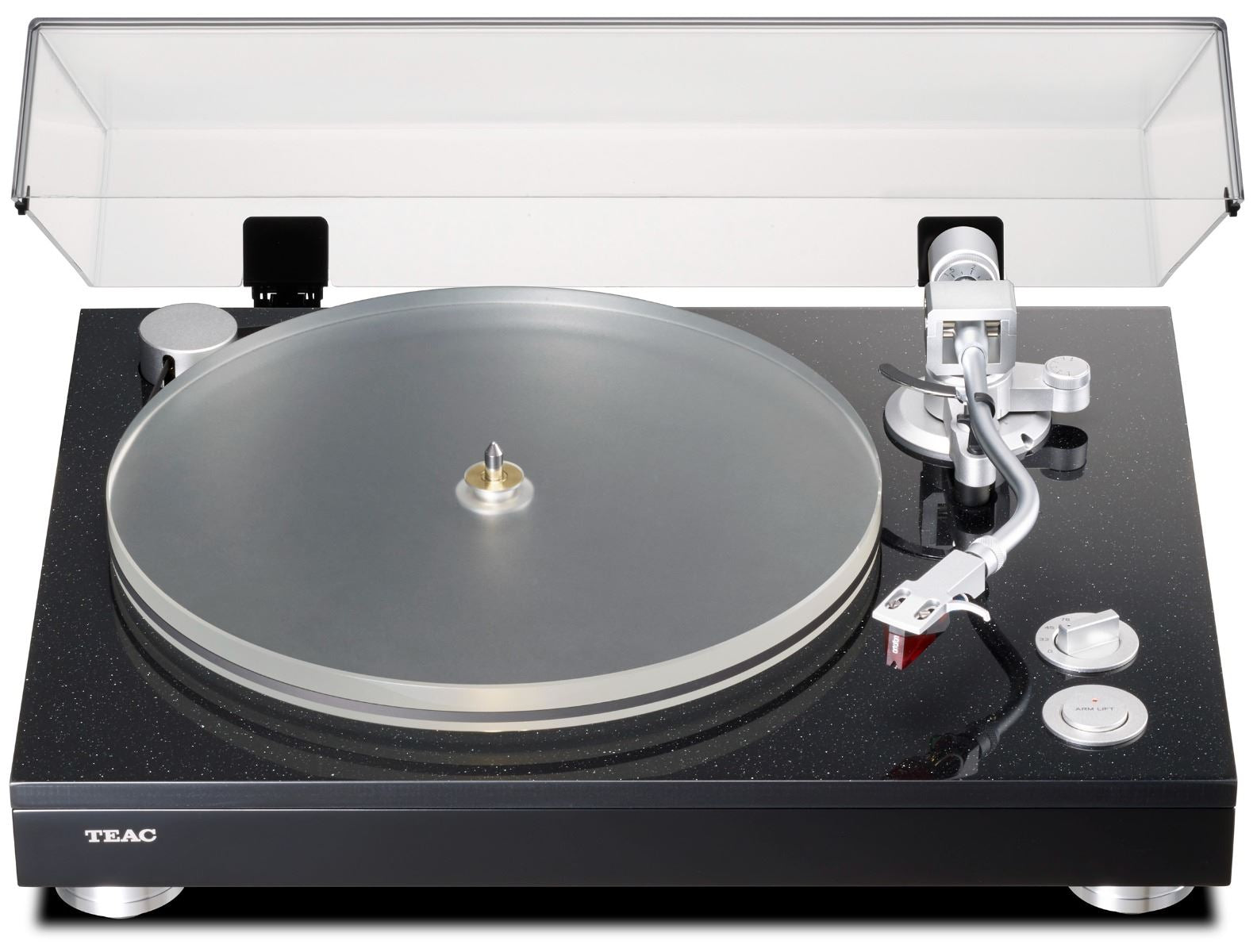 Teac TN-5BB Belt Drive Analog Turntable with XLR Balanced Output - Premium Vinyl Record Player for Audiophiles & Home DJ Setup