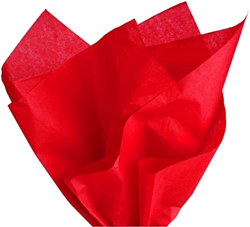 Eco-Friendly Sarras Red Multi-Purpose Wrapping Paper - 30 Sheets (20x26 Inches) | Perfect for Gift Wrapping, DIY Crafts, Flower Making, Shipping Clothes & Candle Packaging | Ideal for Christmas, Birthdays, Weddings & Home Decor Projects
