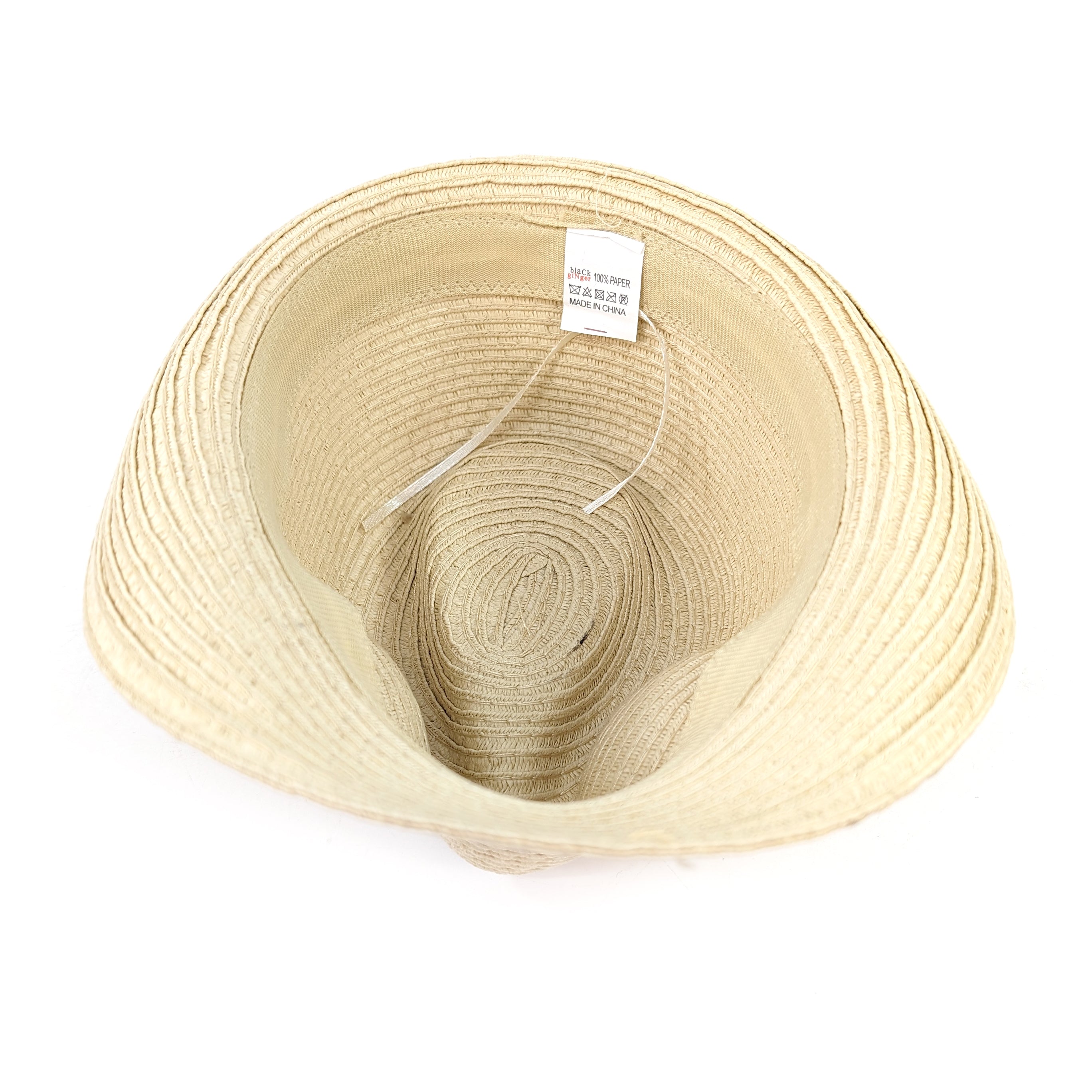 Kids' Foldable Trilby Hat with Two Blue Bands - Stylish Sun Protection for Boys & Girls - Perfect for Outdoor Play, Beach Trips, and Summer Fashion