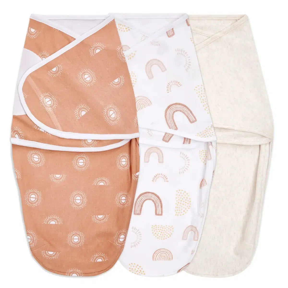Aden + Anais Essentials Wrap Swaddle Set (3 Pack) - Soft Baby Swaddle Blankets for Newborns - Perfect for Sleeping, Swaddling & Nursing