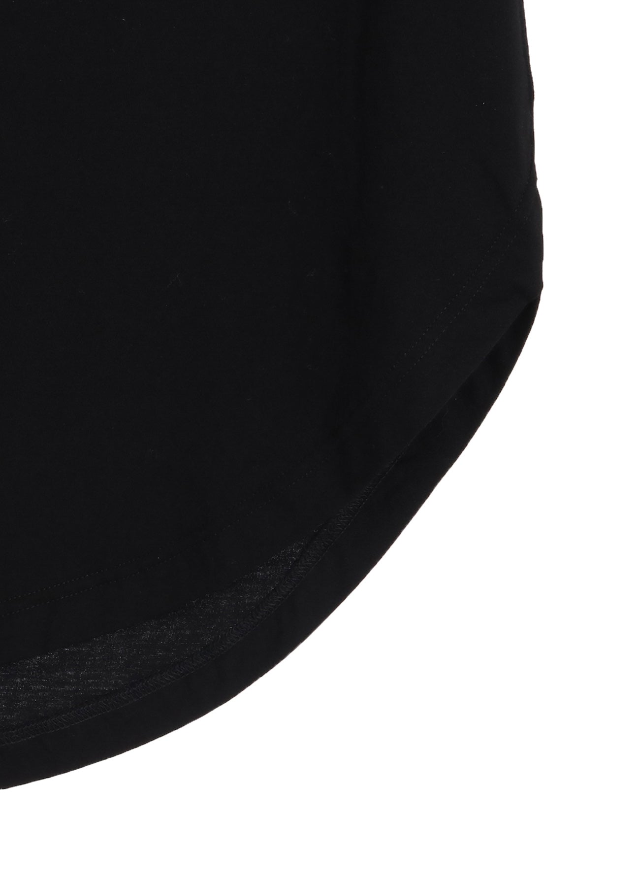 Soft Cotton Jersey Round Hem Jumbo T-Shirt with Long Sleeves - Comfortable Oversized Casual Top for Everyday Wear