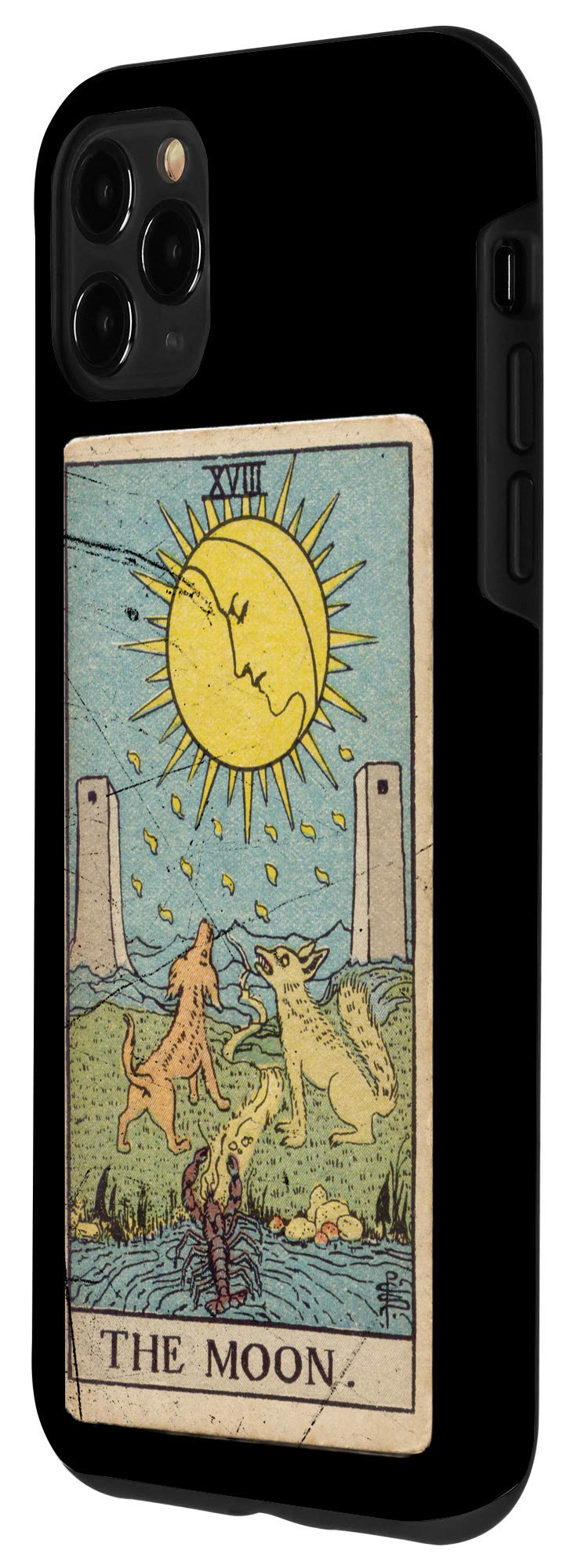 iPhone 11 Pro Max Case - Occult Tarot The Death Gothic Grunge Satan Devil Vintage Phone Cover - Perfect for Halloween, Gothic Fashion & Alternative Lifestyle