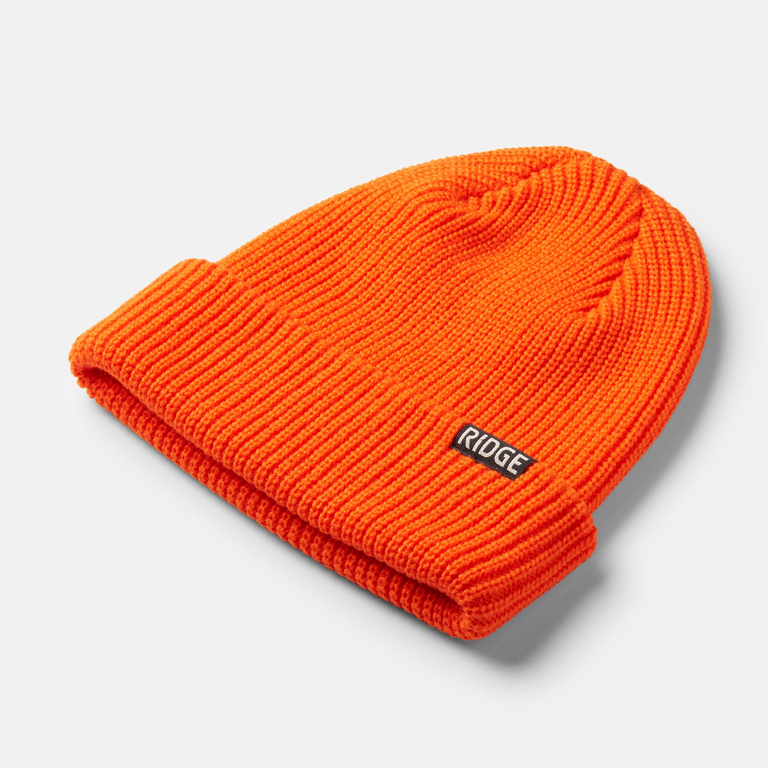 Ridge Classic Cuffed Beanie - Basecamp Orange | Warm Winter Hat for Men & Women | Perfect for Skiing, Hiking, and Outdoor Adventures
