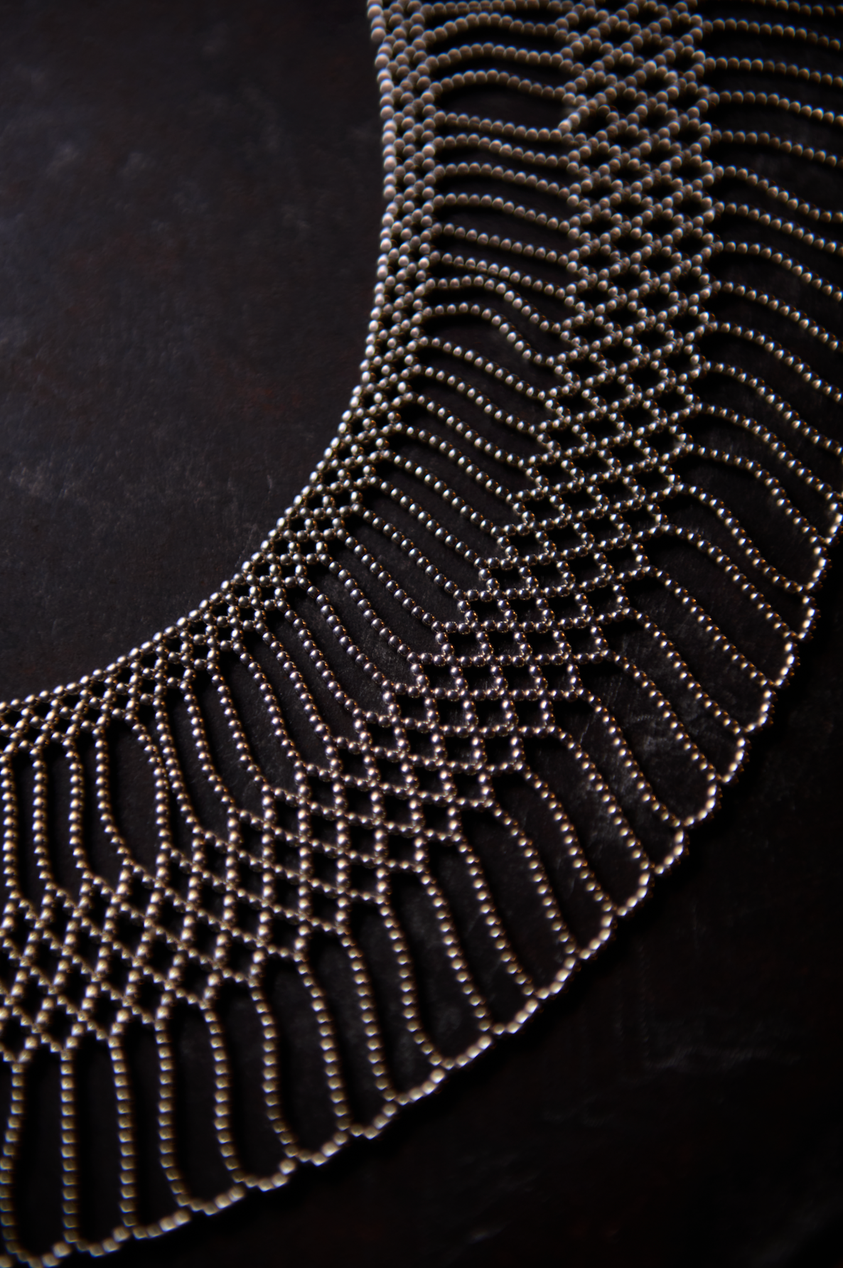 Elegant Silver Collier Tapistelar Necklace - Perfect for Weddings, Parties & Special Occasions
