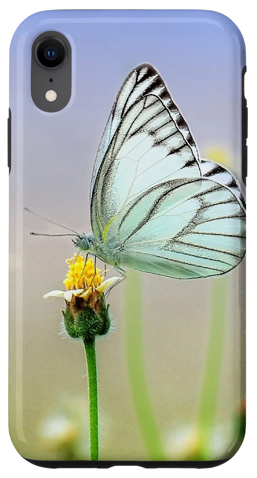 iPhone XR Cute White Butterfly Flower Case - Stylish Protective Cover for Everyday Use & Gift Giving