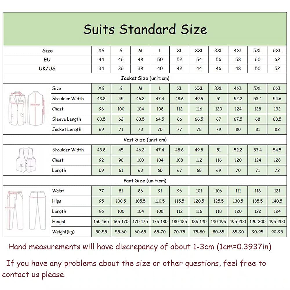 Men's Groomsmen Wedding Blazer 3-Piece Suit Set | Business Casual Tuxedo Jacket, Vest & Pants | Perfect for Weddings, Prom & Formal Events