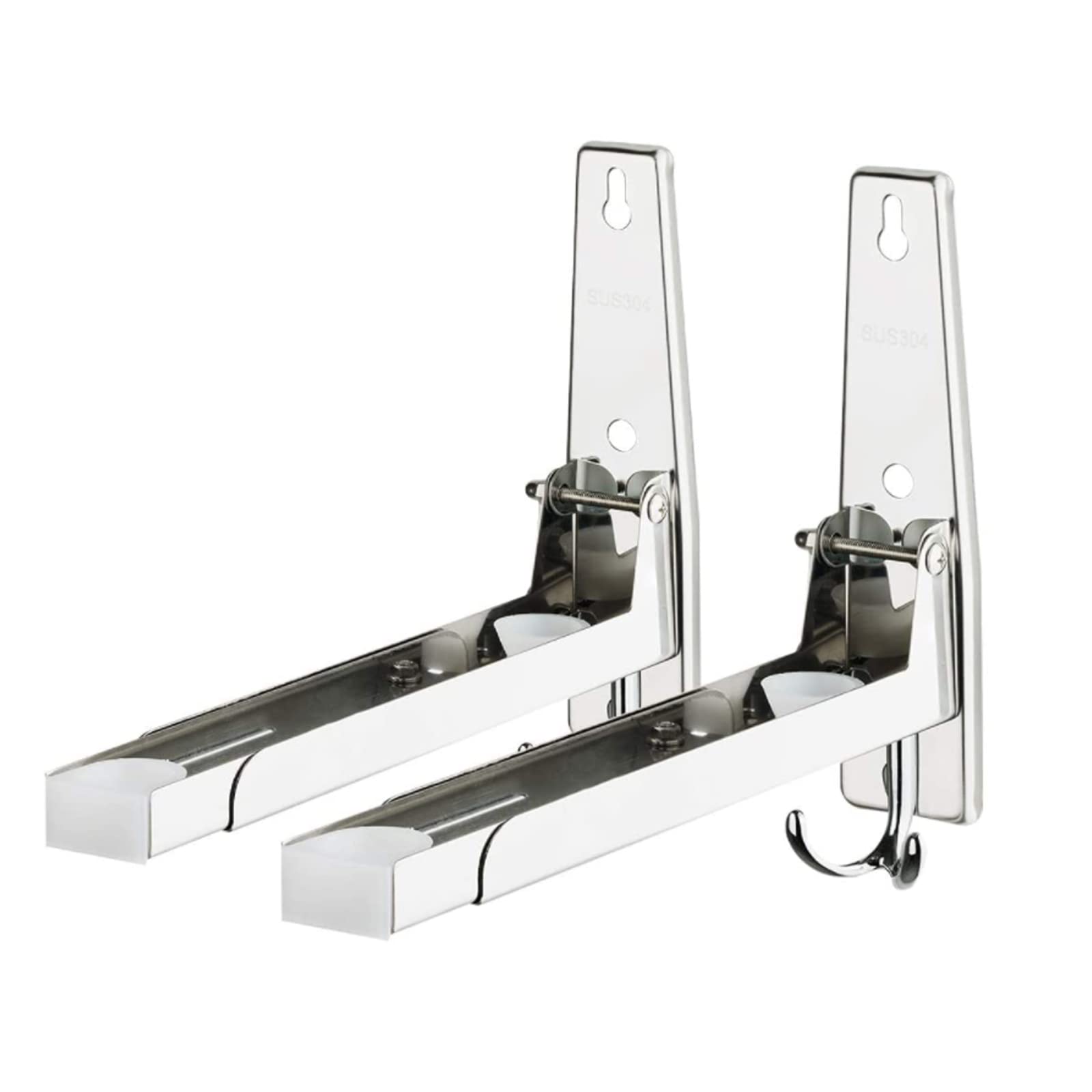 Heavy Duty Universal Microwave Oven Wall Mount Bracket - Floating Support for Most Microwave Ovens - Perfect for Kitchen Space Saving & Organized Countertops