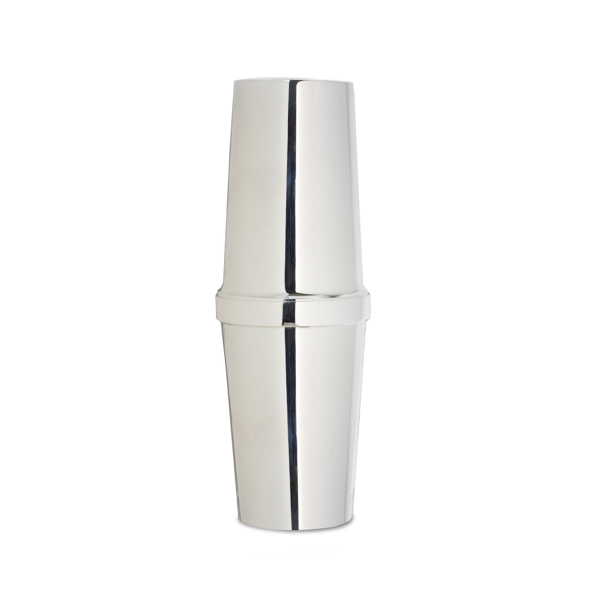 COLEY™ Stainless Steel Cocktail Shaker - 520ml (18oz) Silver Plated EPNS Bar Tool for Mixing Martinis, Margaritas & Cocktails - Perfect for Home Bars & Professional Bartenders