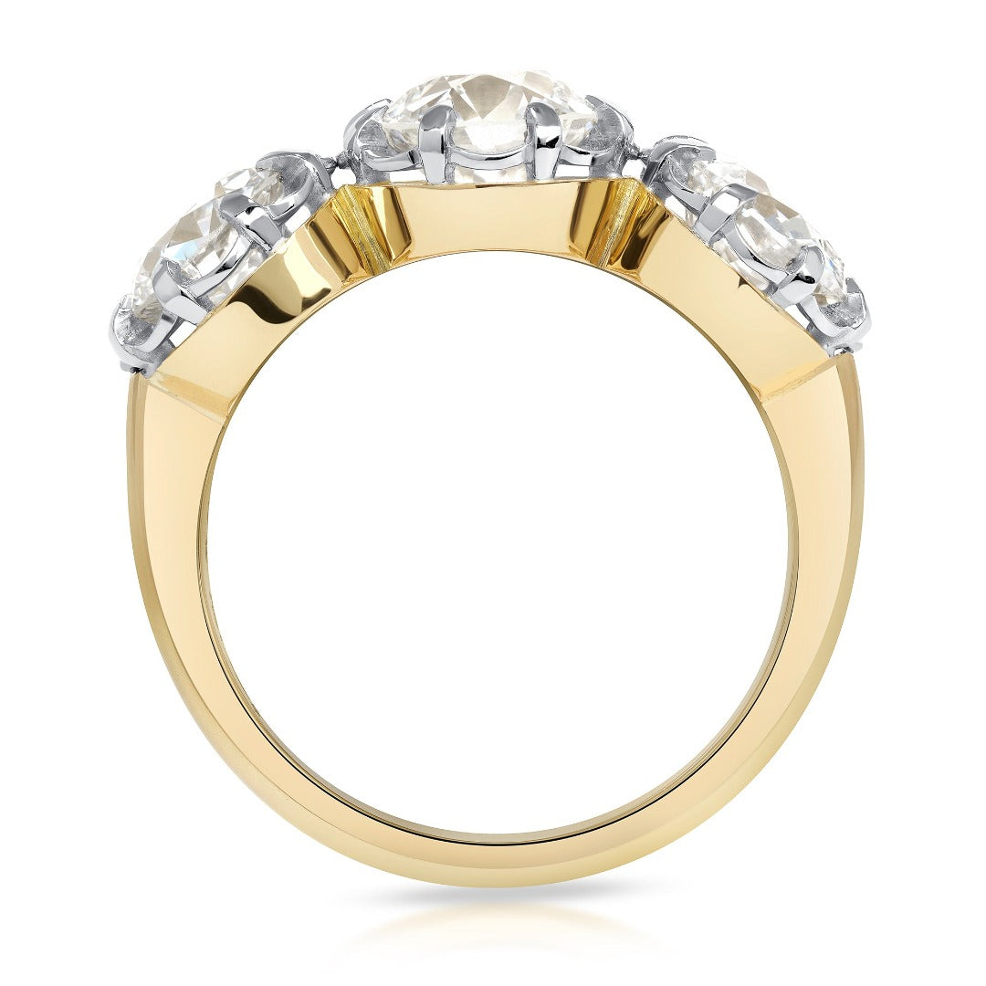Single Stone & Three Stone Jolene Ring - Elegant Diamond Engagement & Wedding Band for Women | Perfect for Proposals, Anniversaries & Special Occasions