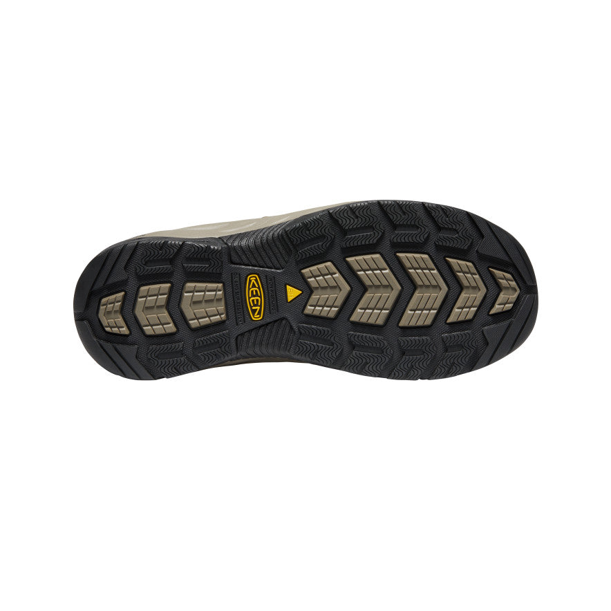 Men's Flint II Steel Toe Work Boots - Shitake/Rust - Durable Safety Shoes for Construction & Outdoor Work