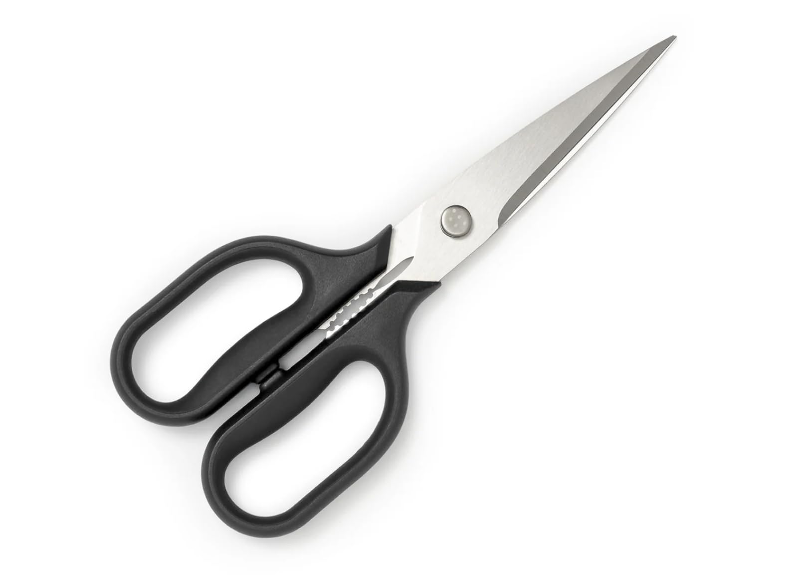 Premium Misen Heavy Duty Kitchen Shears - Professional Stainless Steel Cooking Scissors for Cutting Meat, Poultry, Herbs & Vegetables - Ergonomic Ambidextrous Handle - Dishwasher Safe - Perfect for Meal Prep, Butchering & Food Processing