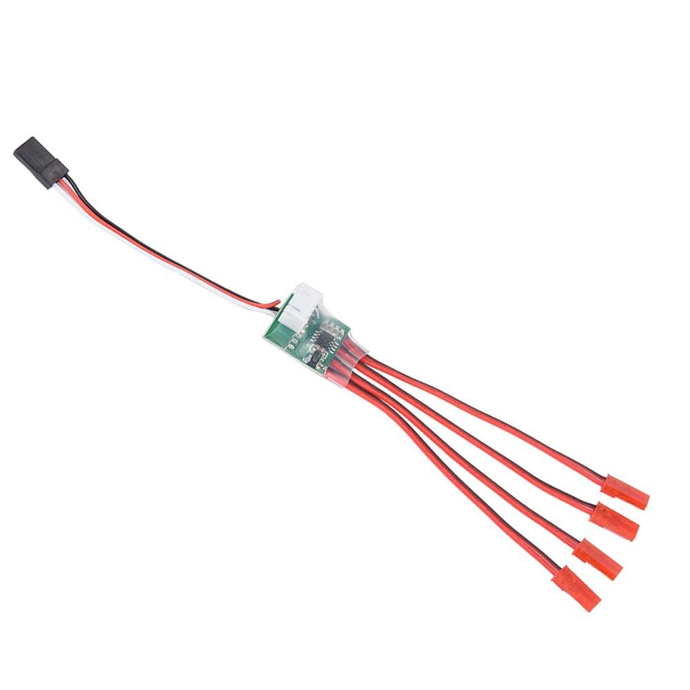 Dilwe RC Aircraft LED Light Bar & Strip Controller for Remote Control Airplane - 3S Compatible - Perfect for Night Flying & RC Plane Customization