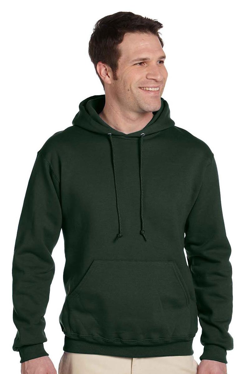 Jerzees Men's Hoodie - Soft Cotton Pullover Sweatshirt for Casual Wear & Outdoor Activities | Perfect for Gym, Running, and Everyday Comfort
