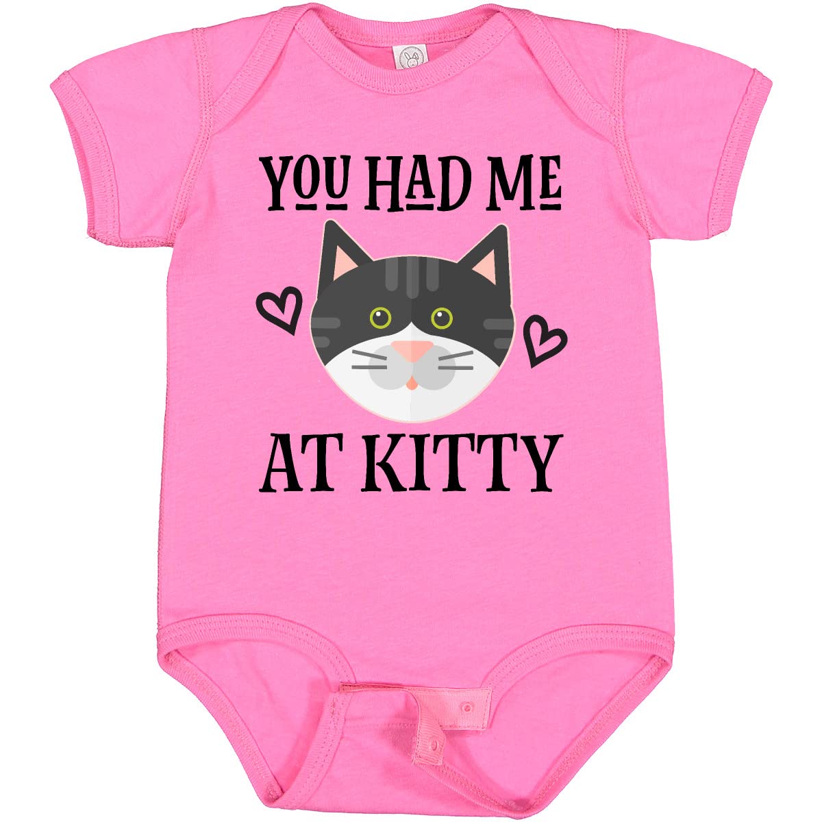Inktastic Cute Kitty Cat Baby Bodysuit - Soft Cotton Infant Onesie for Newborns & Toddlers - Perfect for Playtime, Photo Shoots & Everyday Wear