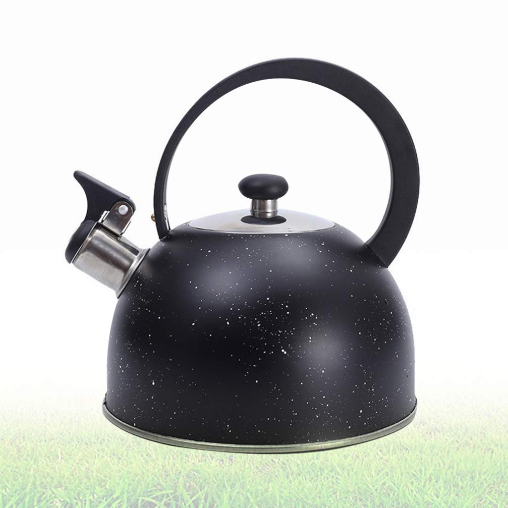 Cabilock 1pc Stainless Steel Hanging Pot - Boil Water, Coffee, Soup - Portable Camping & Home Kitchen Kettle for Outdoor Cooking & Tea Brewing