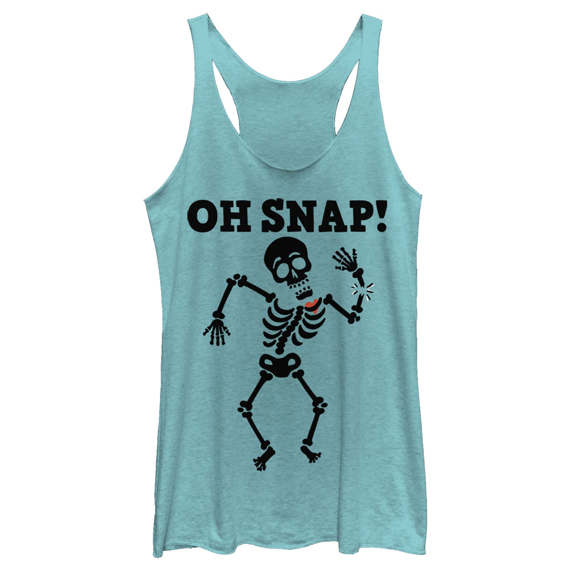 Snap Skull Women's Racerback Tank Top - Gym & Casual Wear