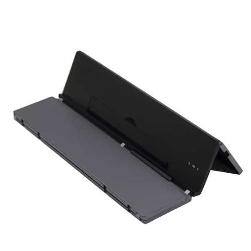 Premium Aluminum Alloy Foldable Wireless Bluetooth Keyboard - Portable & Ergonomic Design for iPad, iPhone, Android, PC - Perfect for Travel, Office & Home Use