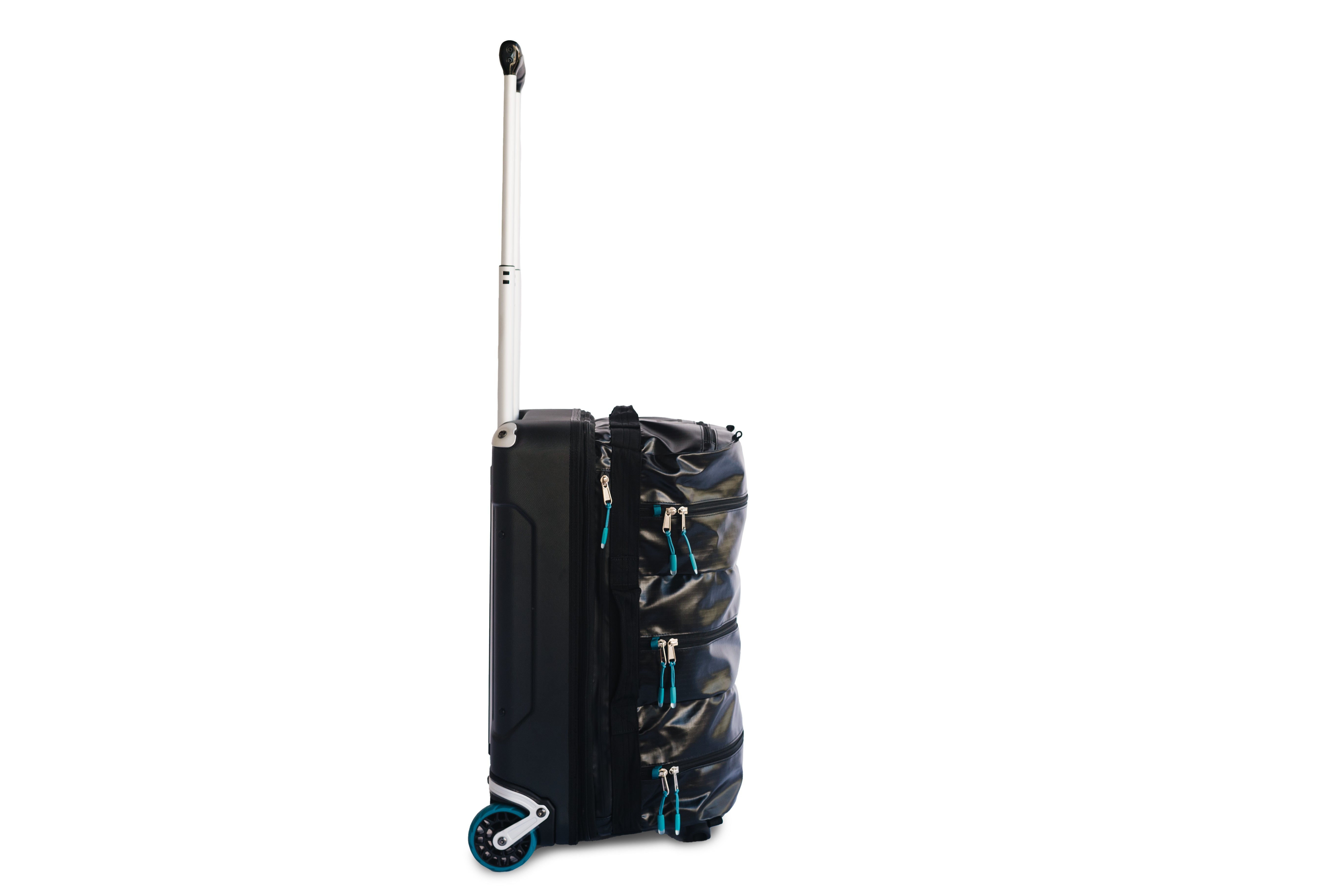 Sleek Vik Convertible Trolley Roller Bag - Expandable Carry-On Luggage with 360° Wheels for Travel, Business & Weekend Getaways | Perfect for Airplane, Train & Road Trips