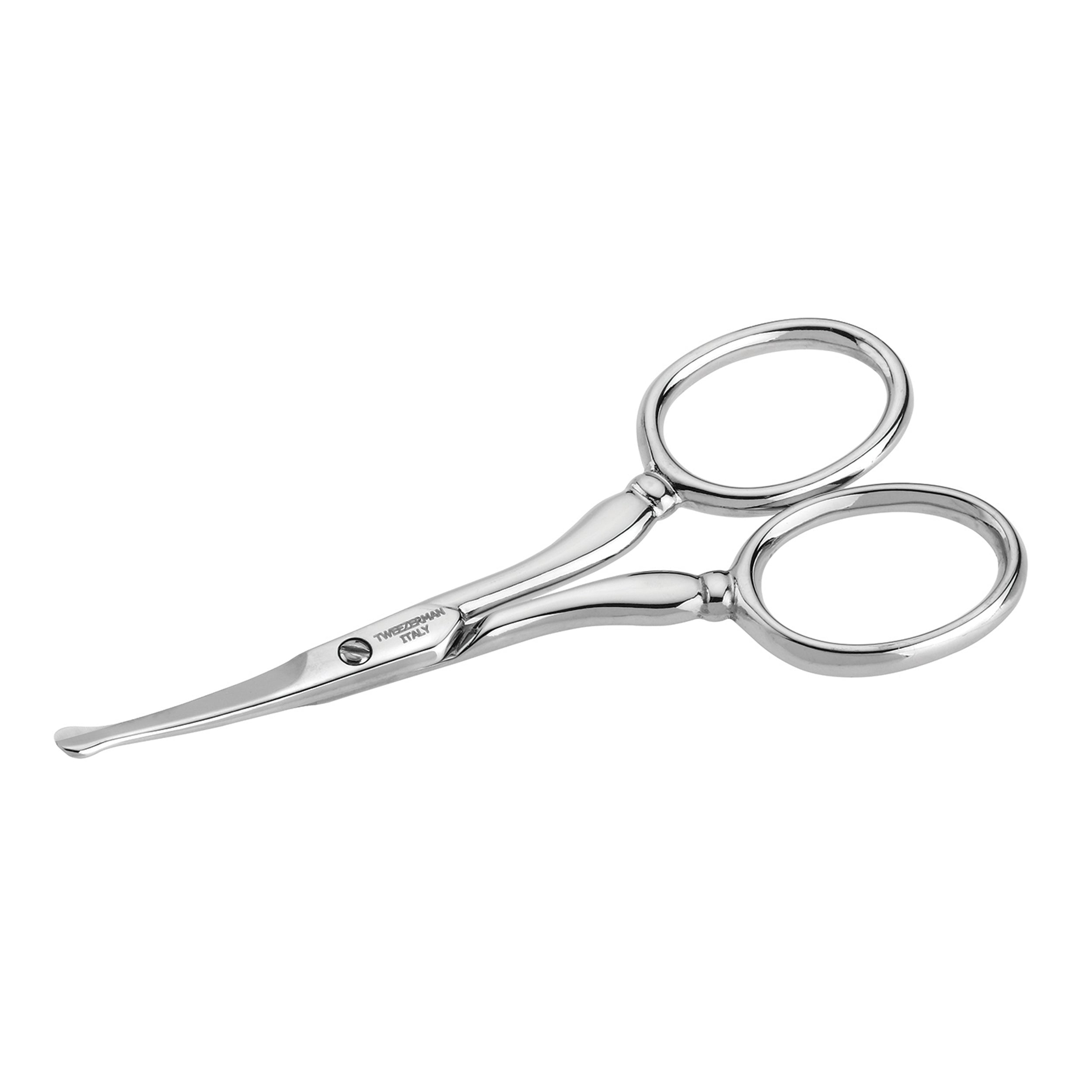 Professional Stainless Steel Facial Scissors - Precision Eyebrow & Nose Hair Trimming Scissors for Grooming, Salon & Home Use - Sharp Beauty Tools for Eyebrow Shaping, Mustache & Facial Hair Care