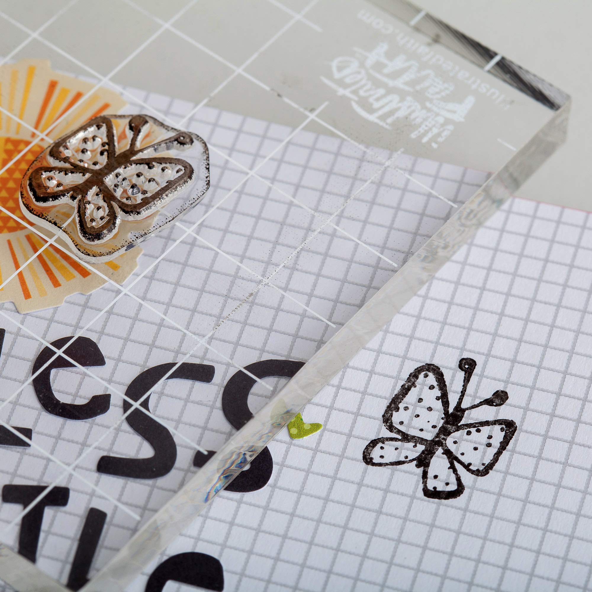 Fly Free Butterfly Clear Stamps for Bible Journaling & Scrapbooking - Illustrated Faith Religious Craft Supplies