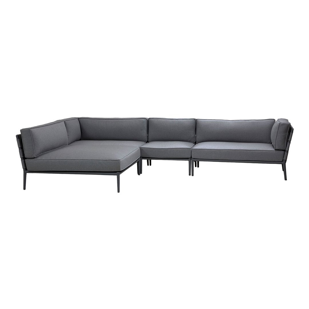 Conic Outdoor Modular Sofa Set - Waterproof & Durable Patio Furniture for Backyard, Garden, Poolside - Perfect for Lounging & Entertaining Guests