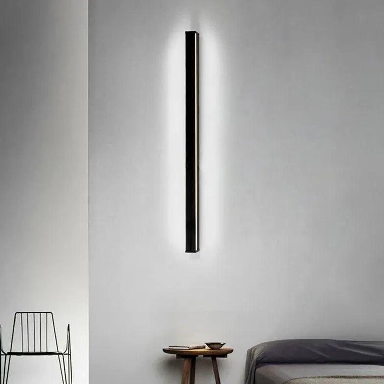 Dimmable LED Wall Lights Black - Modern Indoor Lighting for Bedroom, Living Room & Hallway - Energy Efficient & Adjustable Brightness