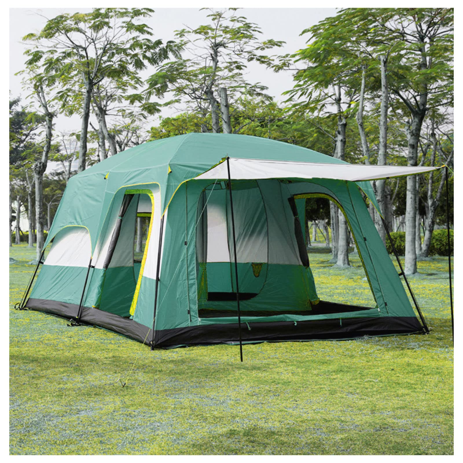 Build Sports Pod Pop-Up Tent for 5-8 People - Waterproof & Durable Hiking & Backpacking Tent - Perfect for Camping, Outdoor Adventures & Family Trips