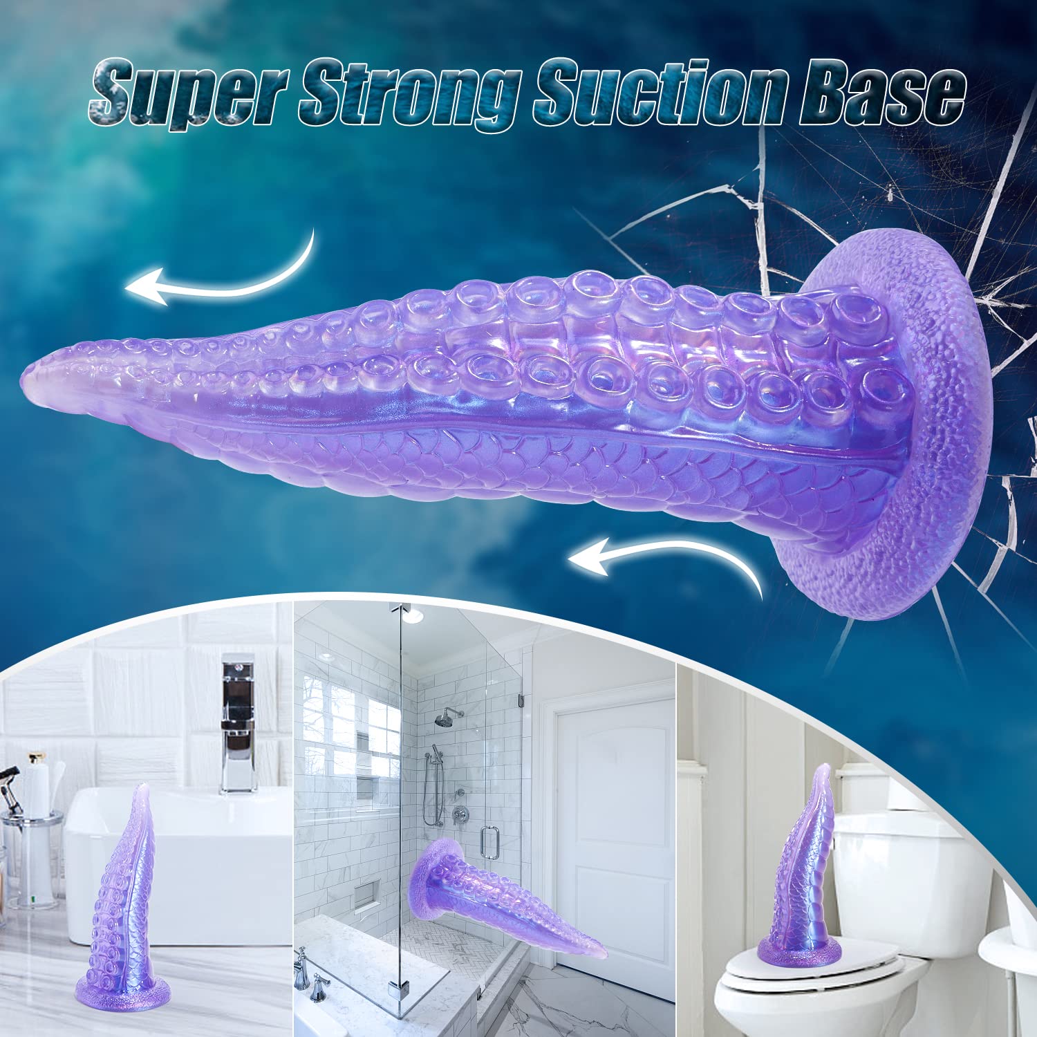 Realistic Tentacle Dildo for Women & Men - 9.2 Inch Monster Dragon Anal Toy with Strong Suction Cup for Hands-Free Play & Prostate Massage | Perfect for Fantasy Roleplay, BDSM, and Solo Pleasure