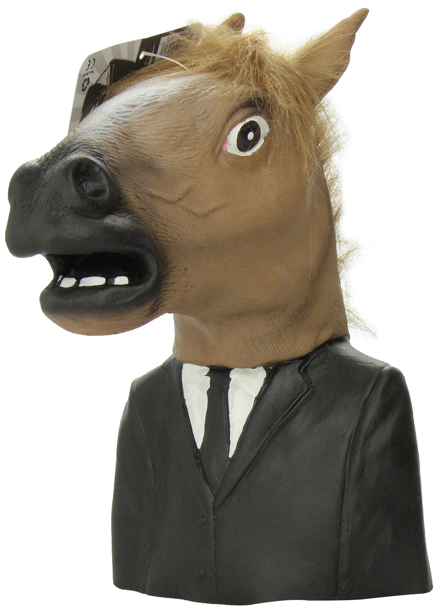 Archie McPhee Creepy Horse Man Hand Puppet - Novelty Animal Glove Puppet for Halloween Costumes, Pranks & Storytelling | Perfect for Parties, Gifts & Collectors