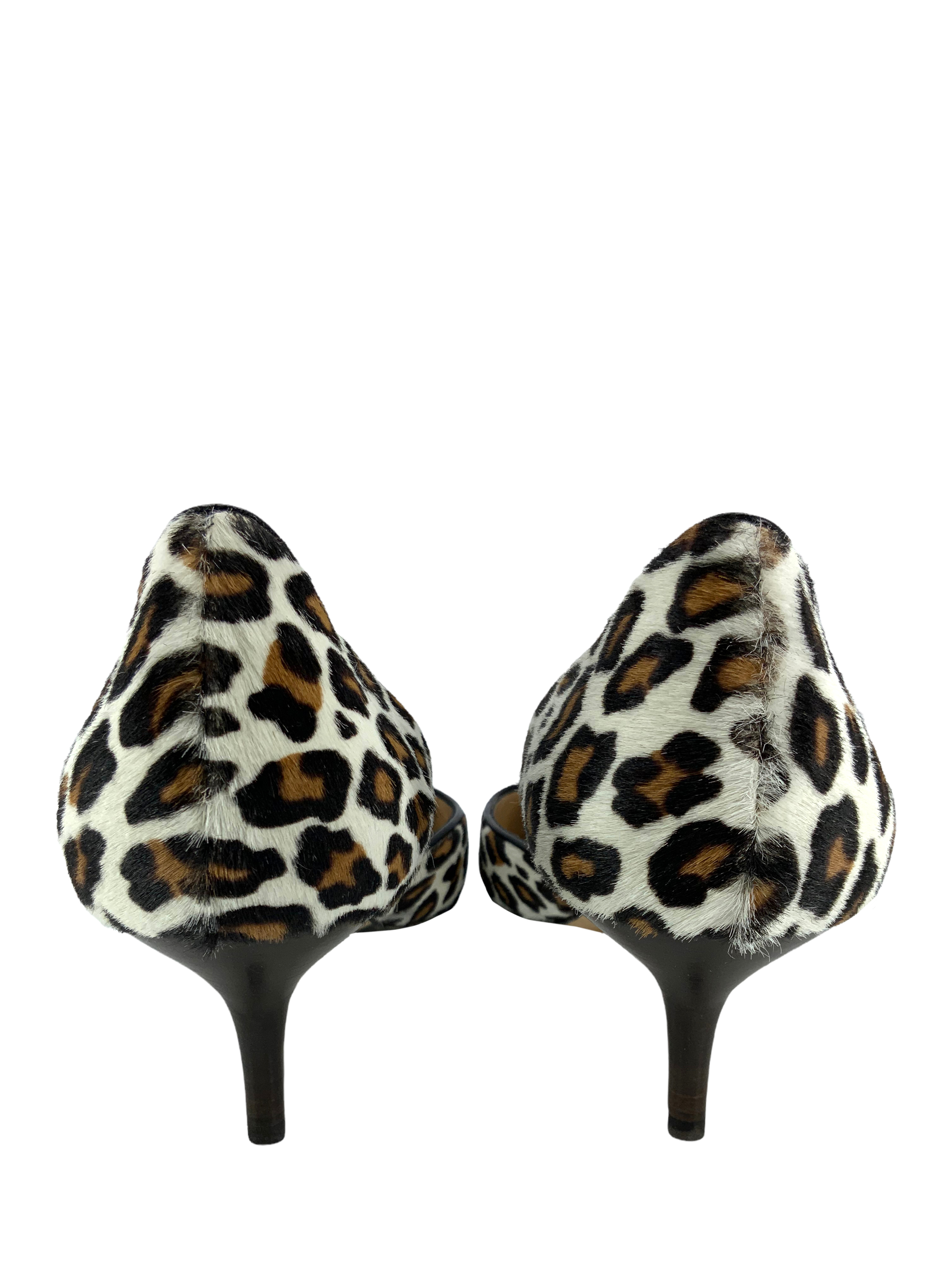 Oscar de la Renta Pony Hair Miss Lulu Pumps Women's Size 11 - Elegant High Heels for Parties, Weddings & Evening Events
