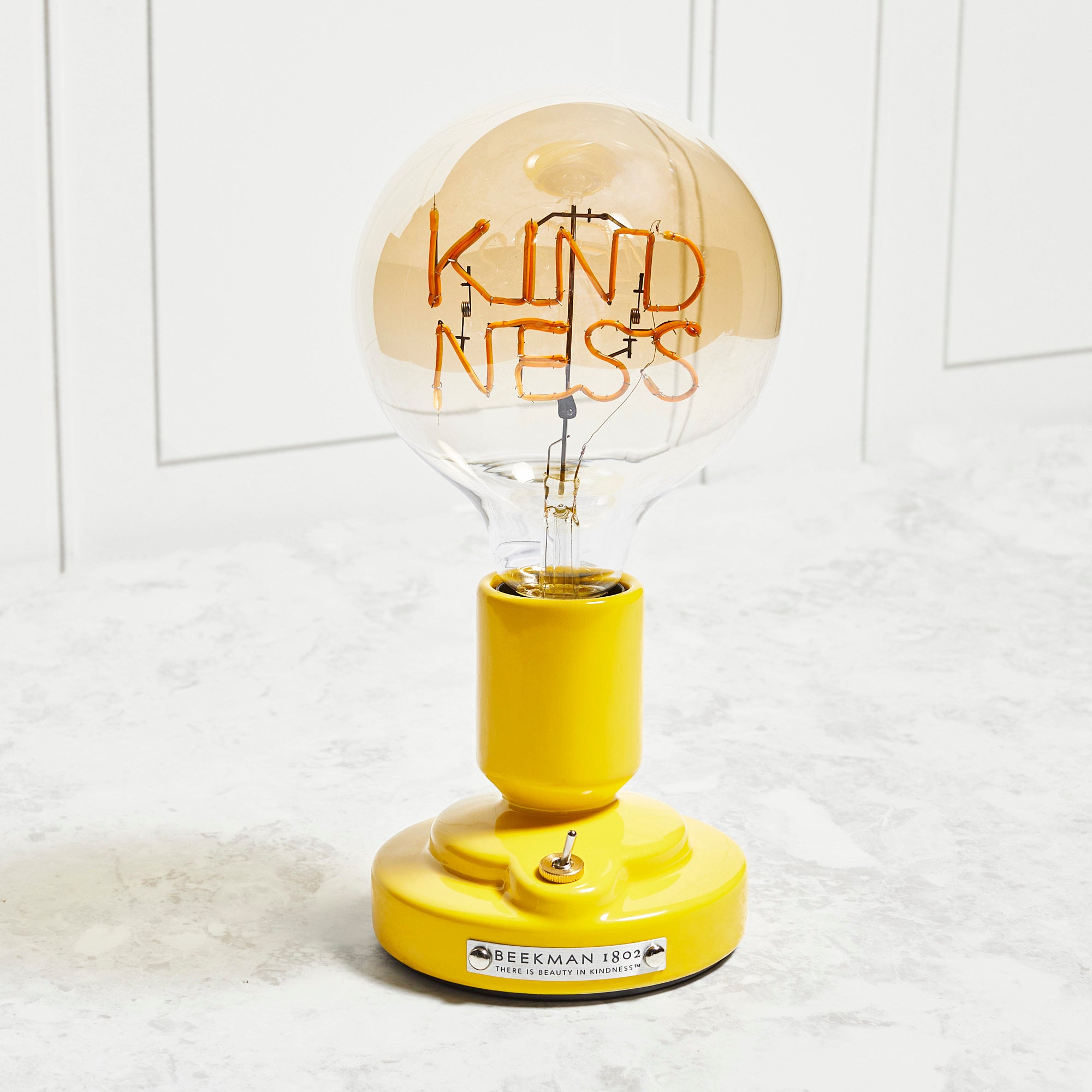 LED Kindness Lamp - Warm White Night Light for Bedroom, Nursery, Kids Room - Perfect for Relaxation, Reading & Creating a Cozy Atmosphere