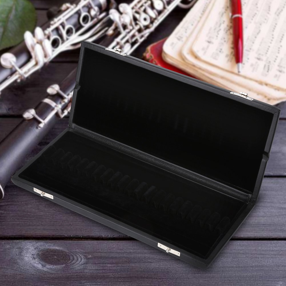Premium Wooden Oboe Reed Case - Durable Storage Box with Exquisite Cover for 10/12/20 Reeds (20 Sticks Included) - Perfect for Musicians, Students & Professional Oboe Players