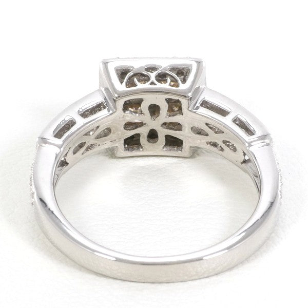 18K White Gold Brown Diamond Ring for Women - Elegant Wedding, Engagement & Anniversary Jewelry Gift - Perfect for Special Occasions & Everyday Wear