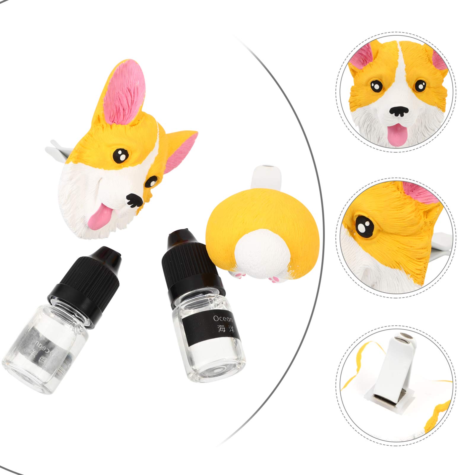 2pcs Aromatherapy Car Vent Clips - Essential Oil Diffusers for Vehicles, Air Freshener Clips for Auto Interior, Long-Lasting Fragrance - Perfect for Home, Office & Travel Use