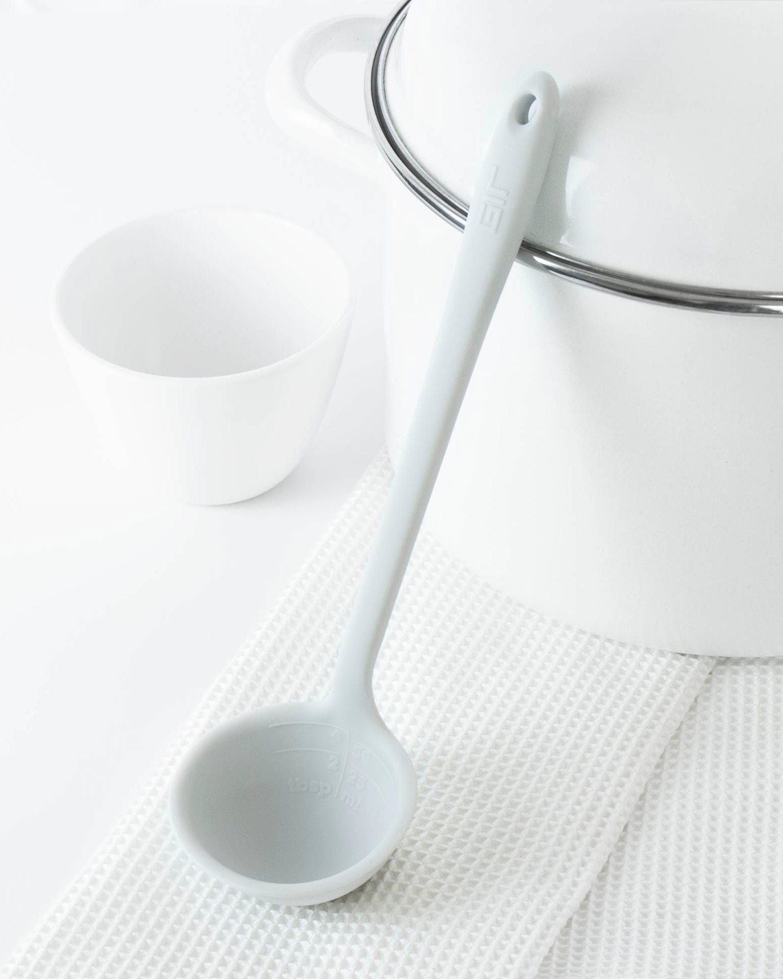 GIR Skinny Ladle - Premium Silicone Cooking Spoon for Baking, Sauteing & Serving - Perfect for Non-Stick Pans & Everyday Kitchen Use