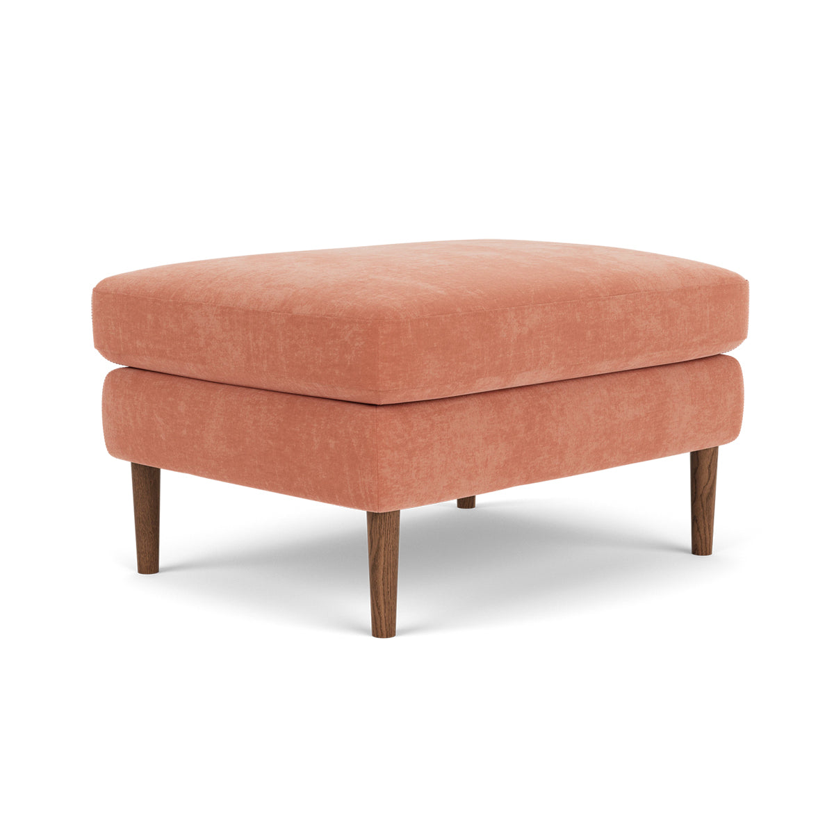 Astha Fabric Ottoman Stool - Soft Round Storage Pouf with Removable Cover for Living Room, Bedroom & Nursery - Perfect for Extra Seating & Home Decor