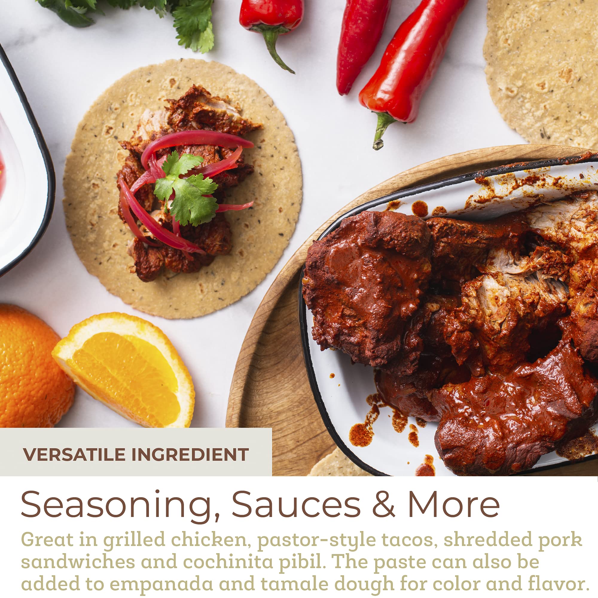 Premium Achiote Paste - Vegan, Gluten-Free 20oz for South American & African Cooking