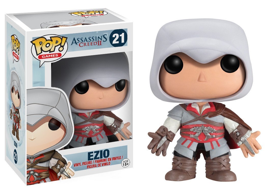 Funko POP Games Assassin's Creed Ezio Action Figure Collectible Toy - Perfect for Gaming Fans, Collectors & Home Office Decor